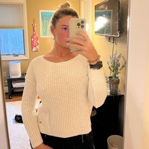 Hollister White Sweater - XS